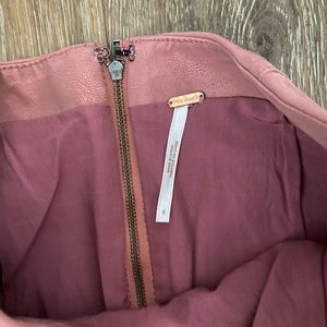 Blush mini skirt - free people sz 6